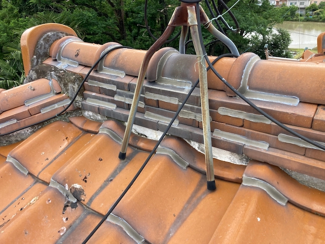 アンテナ付近の様子